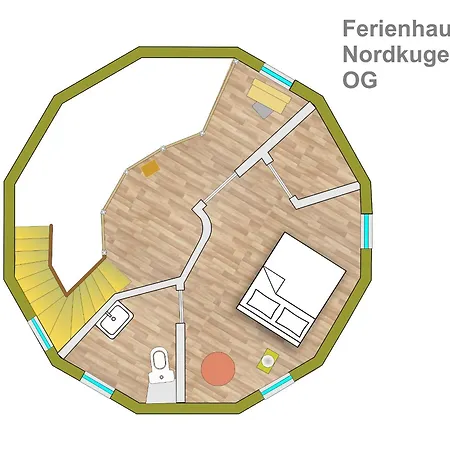 Nordkugel - Rundes Wohnglueck Am Tollensesee Penzlin